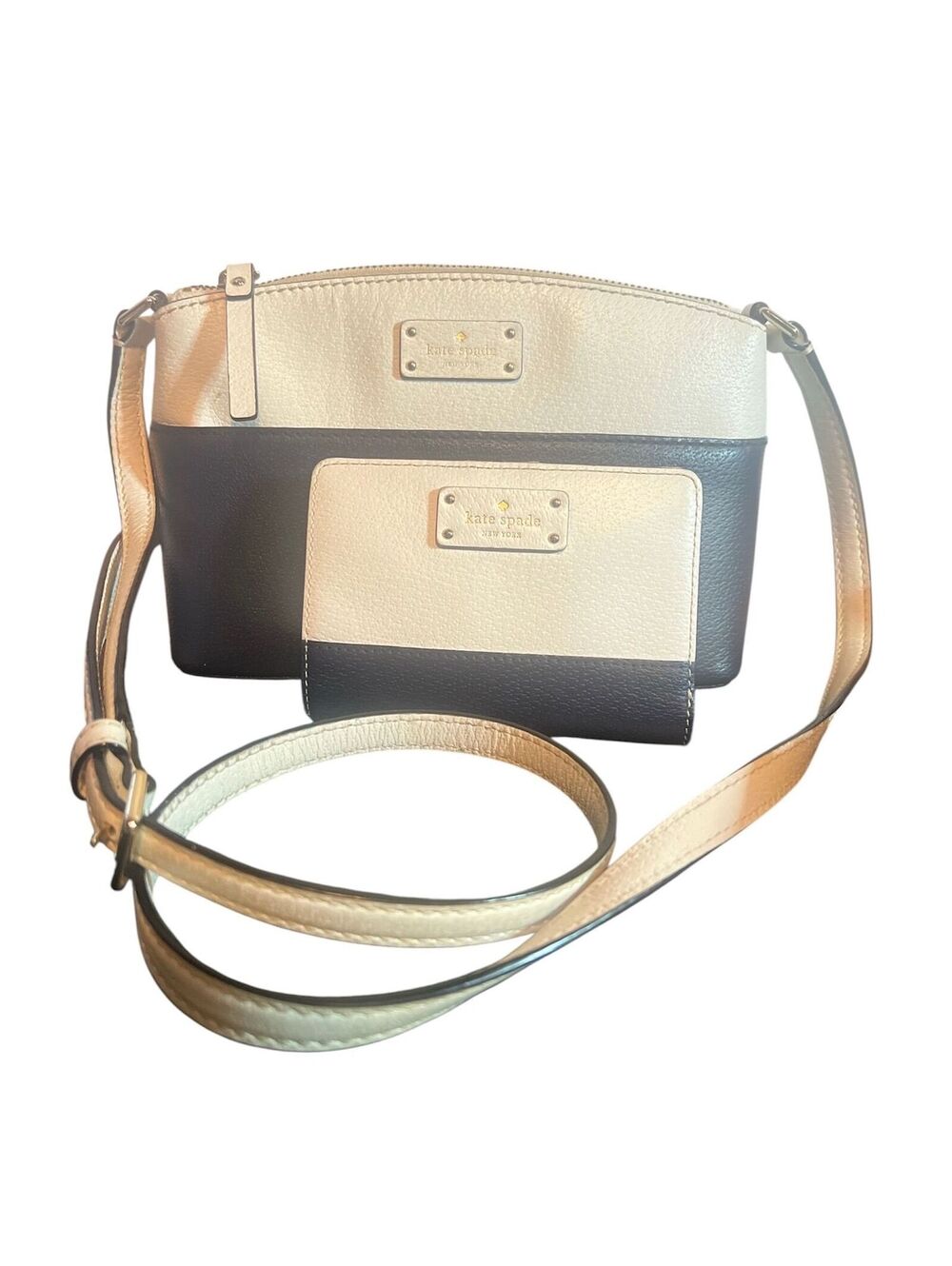 KS3. Kate Spade New York Grove Street Millie leather crossbody bag w/wallet